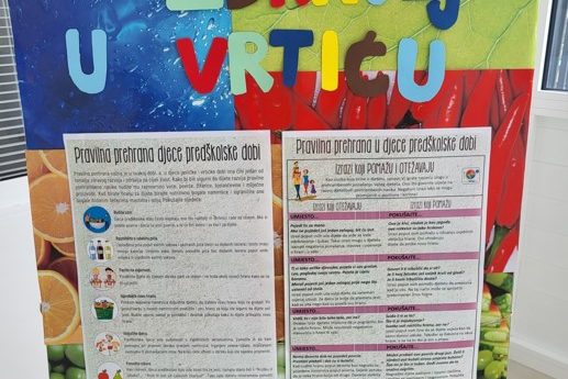 Tjedan zdravlja u vrtiću – tjedan PRAVILNE PREHRANE