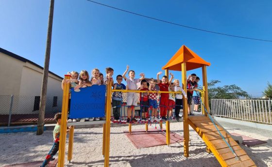 Novouređena dvorišta u Područnom objektu Vruljica i Područnom objektu Bokanjac