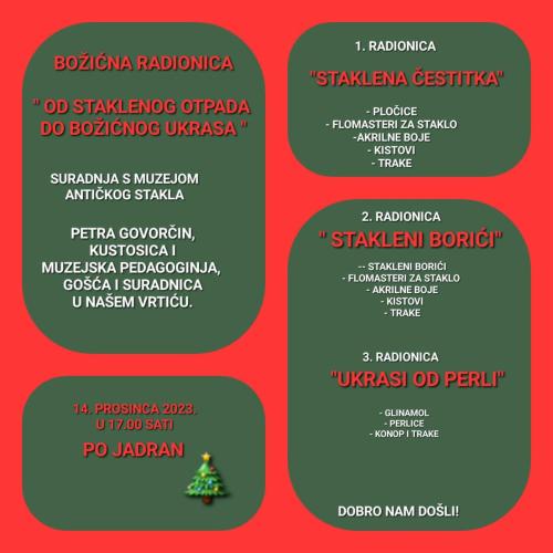 Božićna radionica u PO Jadran